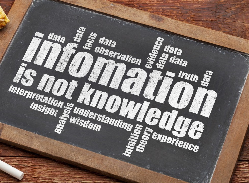 Information is not knowledge 1